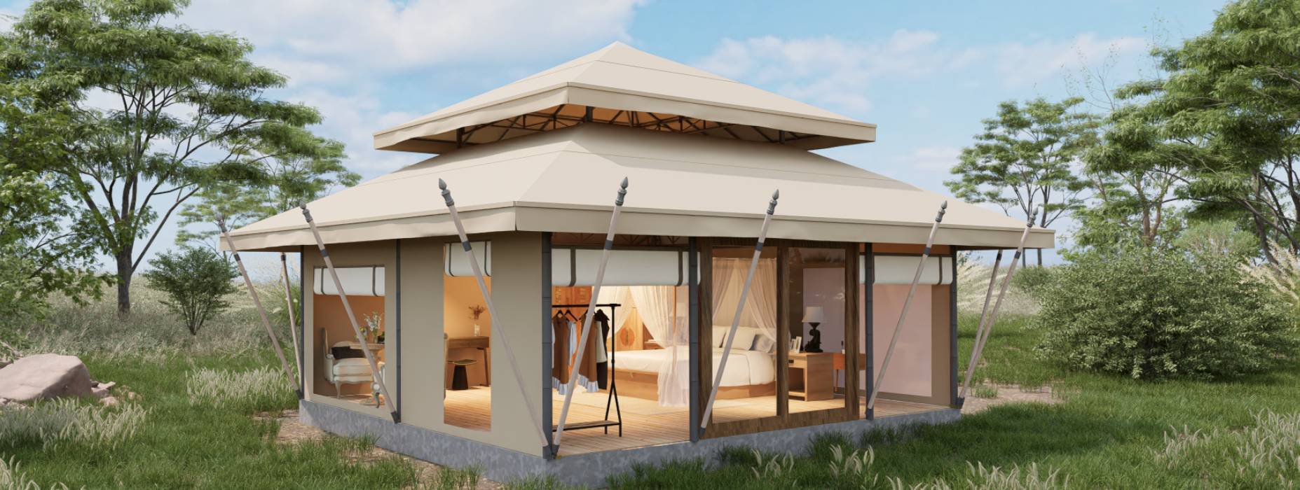 顺昌县户外野奢帐篷